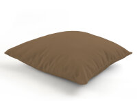 Kissenbezug mit Zipp 60 x 60 cm,braun