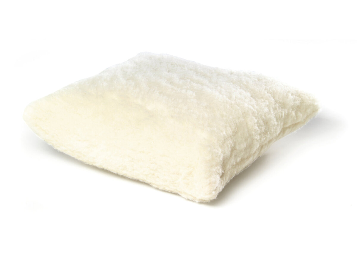 Sheeps wool seat cushion