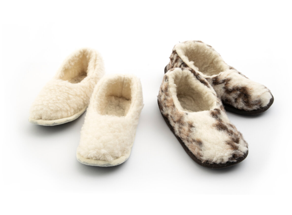 Schafwolle-Mokassin